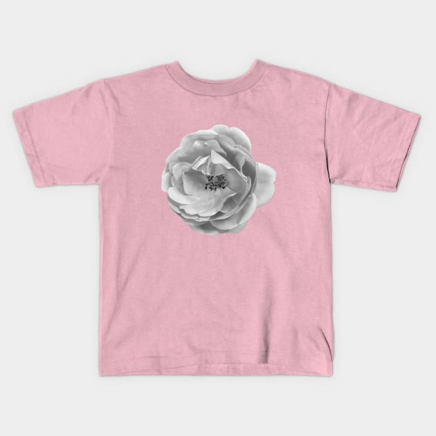 Roses are (greyscale) Kids T-Shirt by misskyrstyn